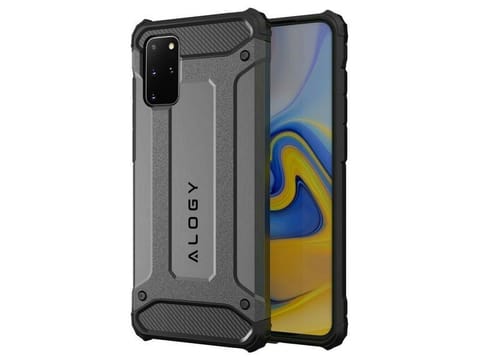 ⁨Etui Alogy Hard Armor do Samsung Galaxy S20 Plus szare⁩ w sklepie Wasserman.eu