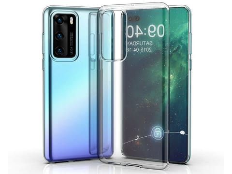 ⁨Etui Huawei P40 silikonowe przezroczyste⁩ w sklepie Wasserman.eu