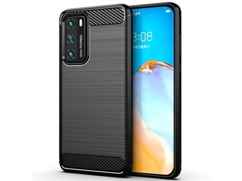 ⁨Etui Alogy Rugged Armor do Huawei P40 czarne⁩ w sklepie Wasserman.eu
