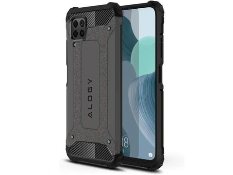 ⁨Etui Alogy Hard Armor do Huawei P40 Lite/ Nova 6 SE szare⁩ w sklepie Wasserman.eu