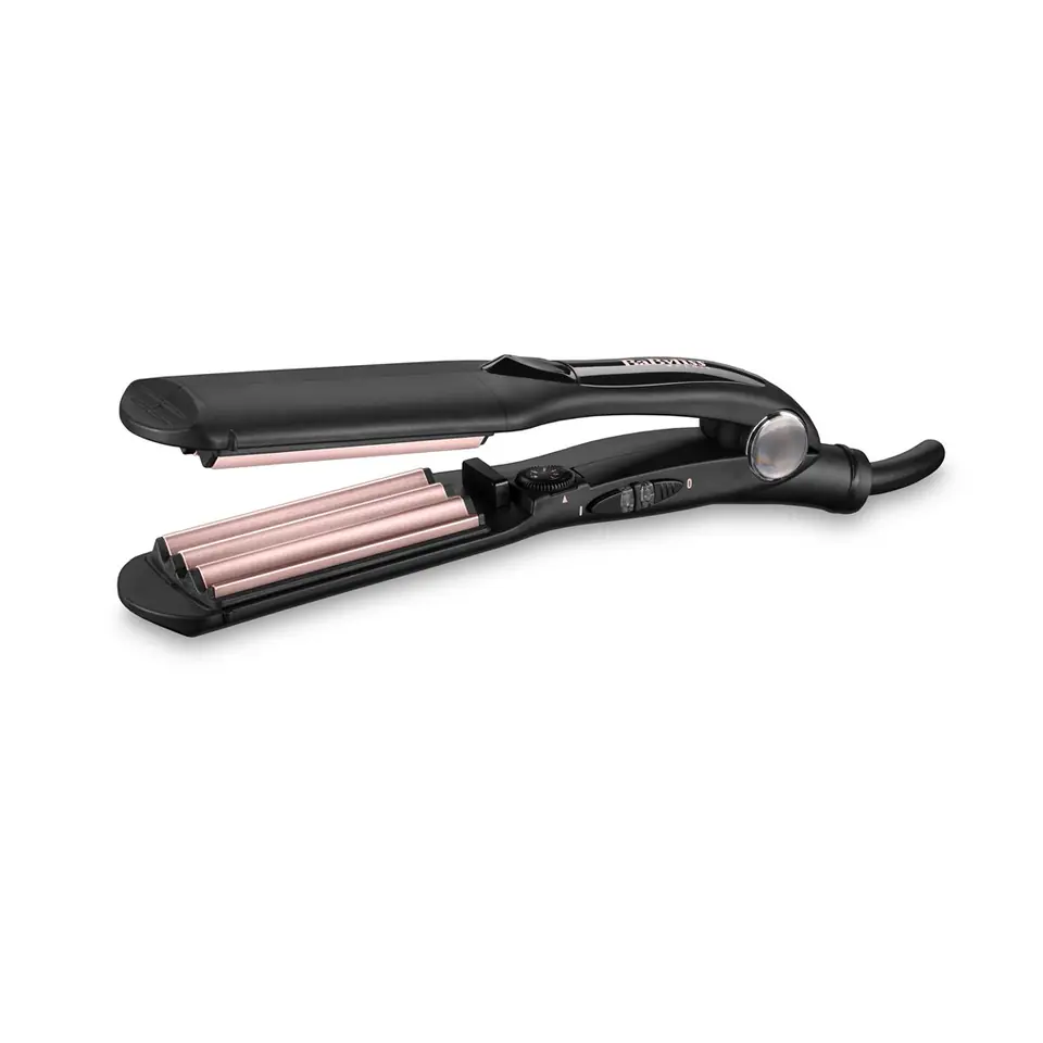 ⁨BaByliss The Crimper Texturizing iron Warm Black, Pink 70.9" (1.8 m)⁩ at Wasserman.eu