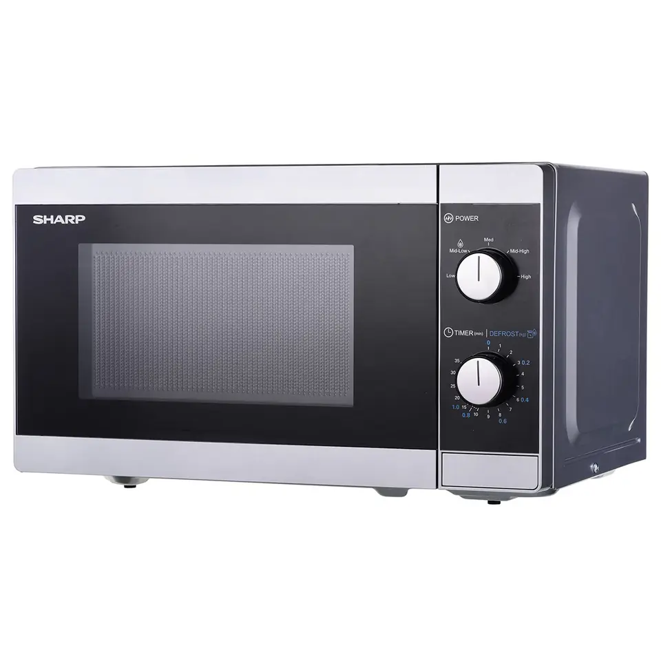 Sharp Home Appliances YC-MS01E-S Mikrowelle Arbeitsfläche Solo-Mikrowelle 20 l 800 W im Wasserman.eu