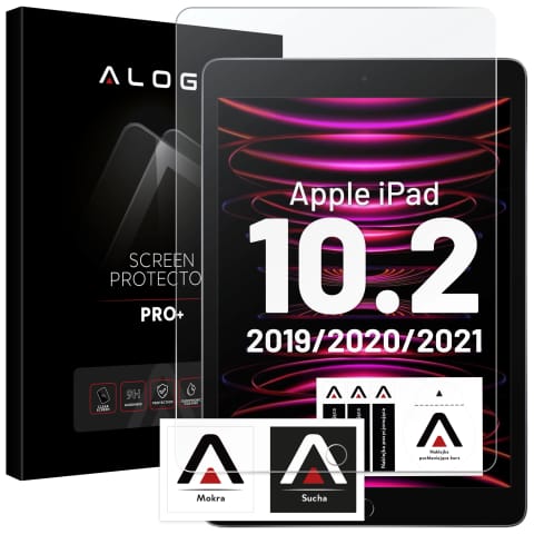 Szkło hartowane Alogy 9H do Apple iPad 10.2 2019/ 2020/ 2021 (7/8/9Gen) w sklepie Wasserman.eu