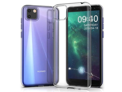 ⁨Etui silikonowe Alogy obudowa case do Huawei Y5P przezroczyste⁩ w sklepie Wasserman.eu