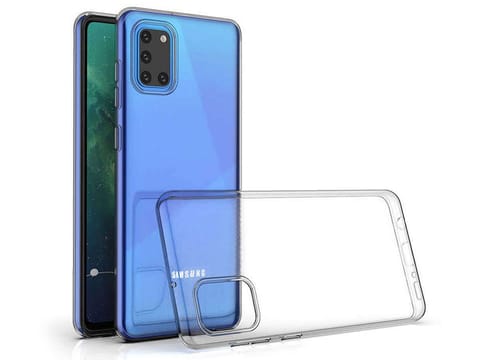 ⁨Etui silikonowe Alogy obudowa case do Samsung Galaxy A31 przezroczyste⁩ w sklepie Wasserman.eu