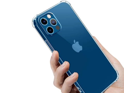 ⁨Etui pancerne ShockProof Alogy do Apple iPhone 12 Pro Max przezroczyste⁩ w sklepie Wasserman.eu