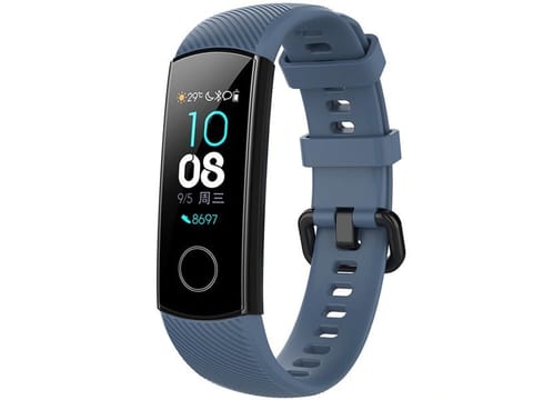 ⁨Pasek gumowy soft Alogy do Honor Band 4/5 Grafitowy⁩ w sklepie Wasserman.eu