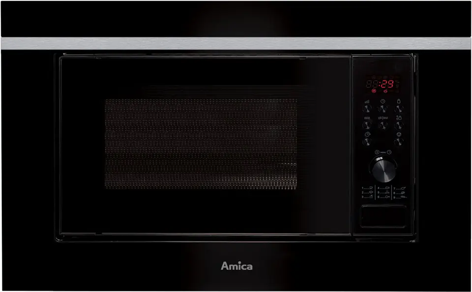 ⁨Amica AMGB20E2GB F-TYPE  Built-in Combination microwave 20 L 700 W Black⁩ at Wasserman.eu