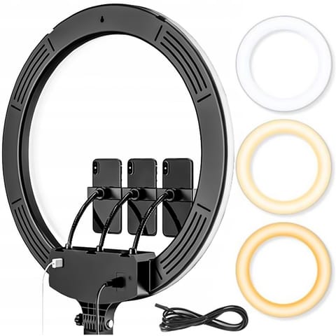 ⁨Lampa fotograficzna Alogy Ring M45 kosmetyczna do zdjęć makijażu⁩ w sklepie Wasserman.eu