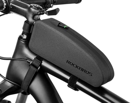 ⁨Waterproof case bag bike pannier for frame RockBros AS-019-1 Black⁩ at Wasserman.eu