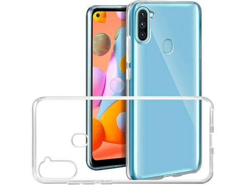 ⁨Etui silikonowe Alogy obudowa case do Samsung Galaxy M11/ A11 przezroczyste⁩ w sklepie Wasserman.eu