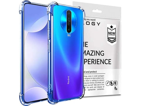 ⁨Etui pancerne ShockProof Alogy do Xiaomi Redmi K30/ Poco X2 przezroczyste⁩ w sklepie Wasserman.eu