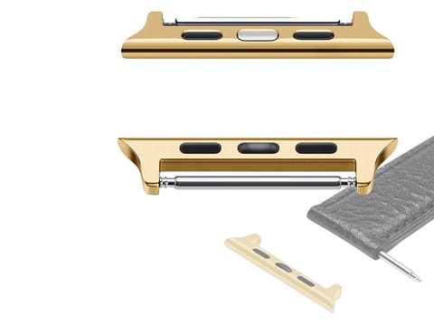 Alogy Strap Clasp Adapter for Apple Watch 42/44/45mm Gold at Wasserman.eu