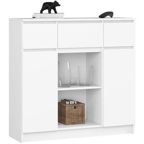 ⁨KOMODA K100 2D 3SZ 1P PK BIAŁA⁩ w sklepie Wasserman.eu