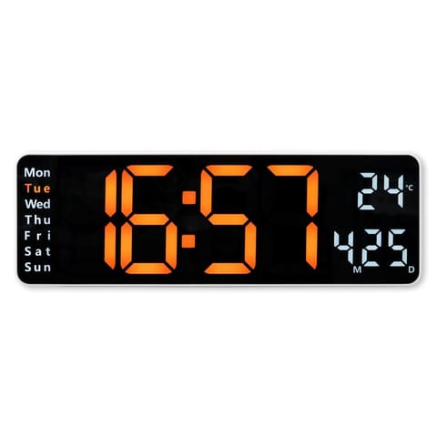 ⁨santa cruz digital wall clock⁩ at Wasserman.eu