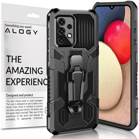 ⁨Etui pancerne ochronne Alogy z podstawką do Samsung Galaxy A72 5G⁩ w sklepie Wasserman.eu