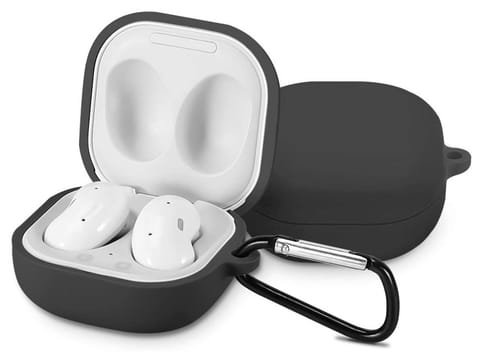 ⁨Etui silikonowe Alogy Slim Case do Samsung Galaxy Buds Live/ Buds Pro Szare⁩ w sklepie Wasserman.eu