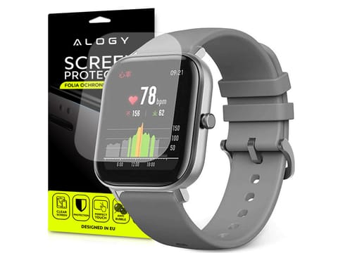 ⁨5x Folia ochronna Alogy na ekran do smartwatcha do AmazFit GTS⁩ w sklepie Wasserman.eu