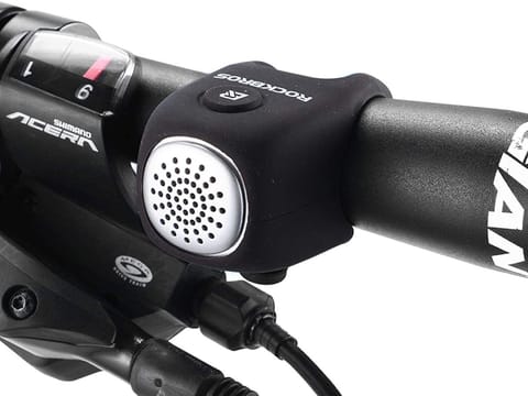 ⁨Electric Bicycle Bell for Handlebars RockBros CB1709 Black⁩ at Wasserman.eu