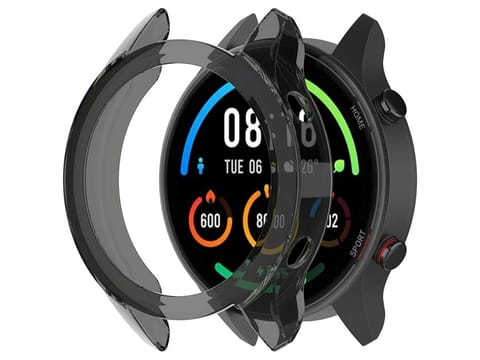 ⁨Silicone case Alogy case for Xiaomi Mi Watch Color Sport Black⁩ at Wasserman.eu