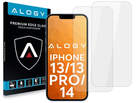 ⁨2x Szkło hartowane Alogy na ekran do Apple iPhone 13/ 13 Pro/ 14/ 16e⁩ w sklepie Wasserman.eu