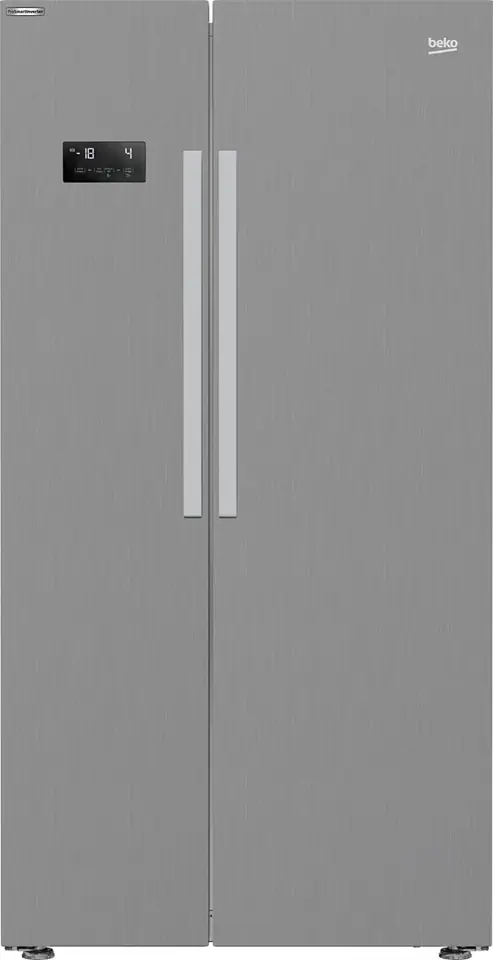 Beko GNE 64021XB Kühl-Gefrierkombination, Doppelöffnung Freistehend Inox im Wasserman.eu