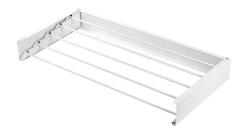 ⁨Suszarka na pranie Ścienna Składana METALOWA 80cm Wisząca Rozkładana mocna⁩ w sklepie Wasserman.eu