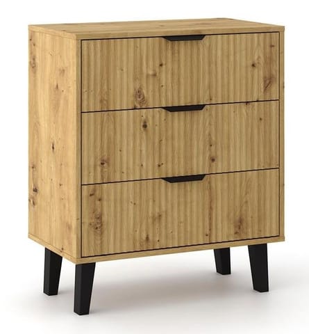 ⁨Komoda Scandi 3S SLIM DĄB ARTISAN⁩ w sklepie Wasserman.eu
