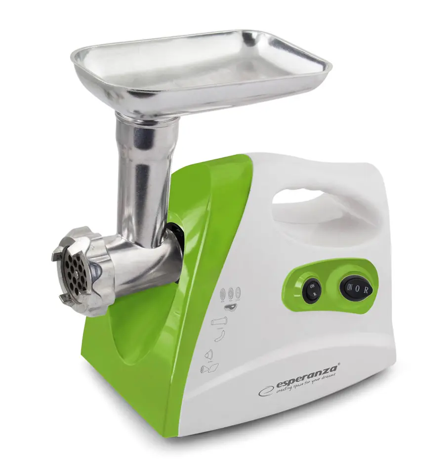 ⁨Esperanza EKM012G Mincer 600 W White/Green⁩ at Wasserman.eu