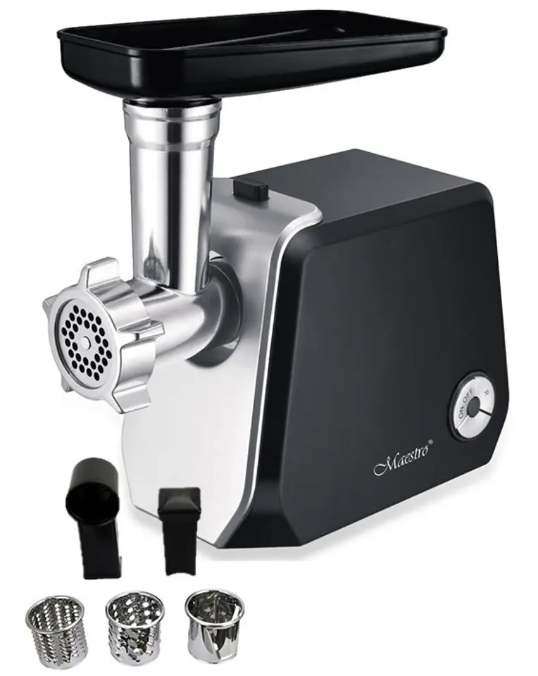 ⁨Feel-Maestro MR850 mincer 1500 W Black, Stainless steel⁩ at Wasserman.eu