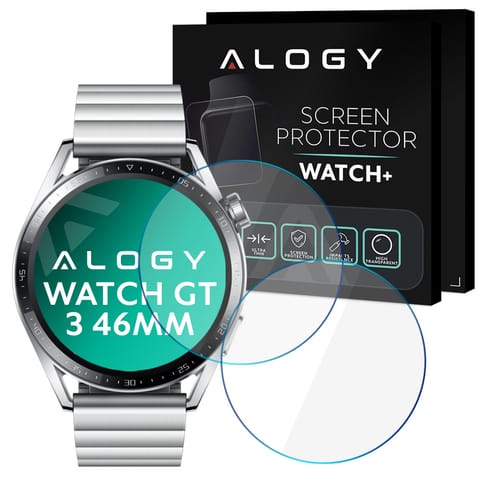 2x Szkło hartowane Alogy na ekran 9H do Huawei Watch GT 3 46mm w sklepie Wasserman.eu
