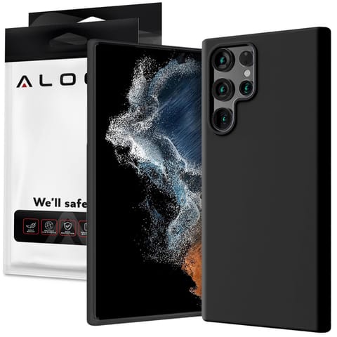 Etui ochronne do telefonu Alogy Thin Soft Case do Samsung Galaxy S22 Ultra Czarne w sklepie Wasserman.eu