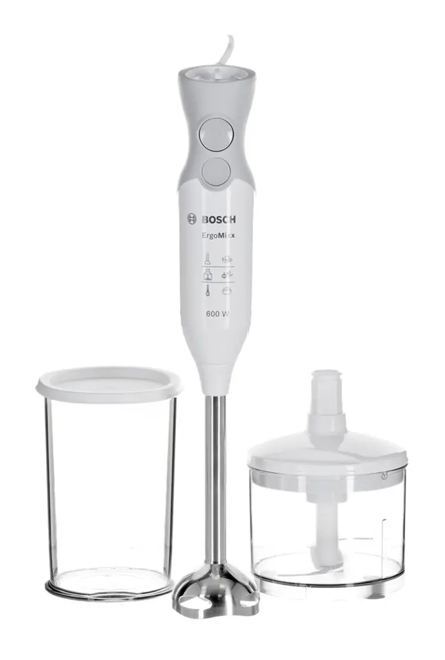 ⁨Bosch MSM66150 blender Immersion blender Silver,White 600 W⁩ at Wasserman.eu