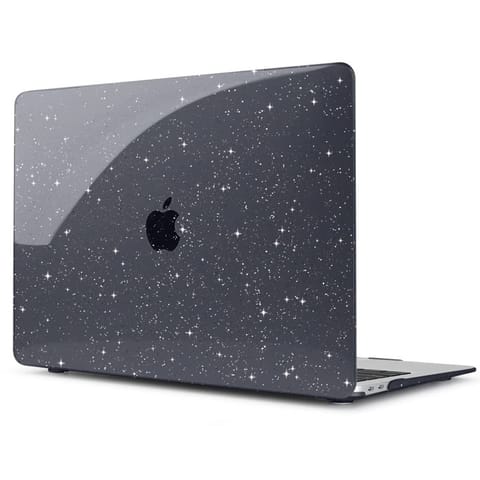 ⁨Case Alogy Hard Case for Apple MacBook Air 13 M1 2020 Glitter Black⁩ at Wasserman.eu
