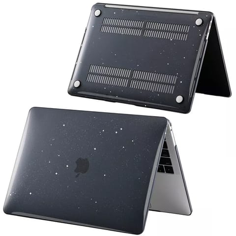Alogy Hard Case for Apple MacBook Pro 13 2016-2020 Glitter Black at Wasserman.eu