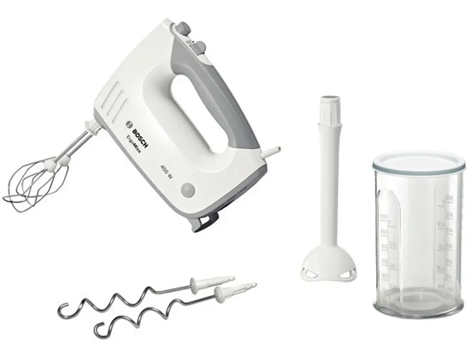 ⁨Bosch MFQ36440 mixer Hand mixer 450 W White⁩ at Wasserman.eu