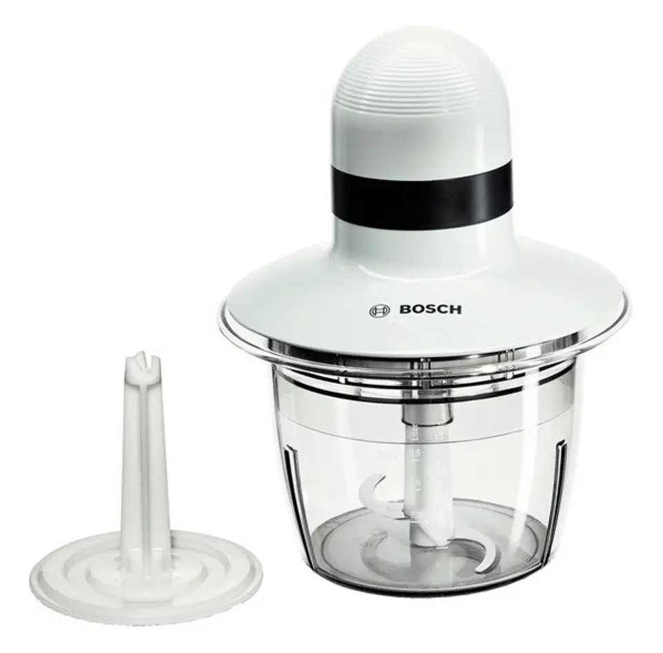 ⁨Bosch MMR08A1 electric food chopper 0.8 L 400 W Anthracite, White⁩ at Wasserman.eu