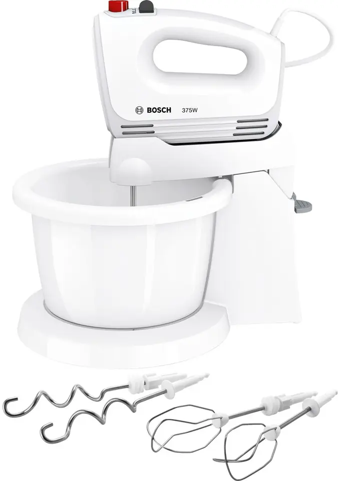 ⁨Bosch MFQ2600W mixer Hand mixer 375 W White⁩ at Wasserman.eu