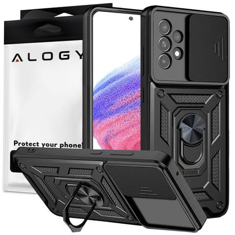 Etui Alogy Camshield Stand Ring z osłonką na aparat do Samsung Galaxy A53 / A53 5G w sklepie Wasserman.eu
