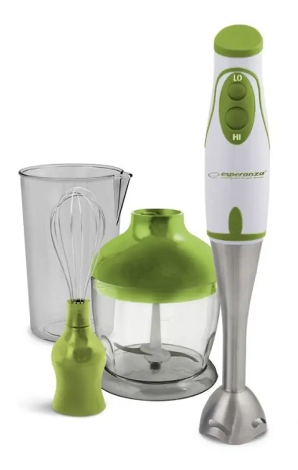 ⁨Blender ręczny Esperanza Crema EKM003G (450W; kolor zielony)⁩ w sklepie Wasserman.eu