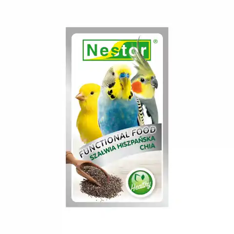 ⁨NESTOR Żywność Funkcjonalna - chia dla ptaków 20g [FFP-CHIA]⁩ w sklepie Wasserman.eu