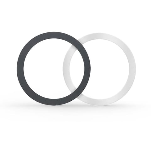 ⁨Blaszki Magmat do MagSafe magnes magnetyczne Ring Black & Silver⁩ w sklepie Wasserman.eu