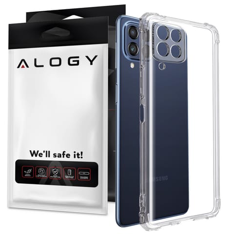 ShockProof Alogy Armored Case for Samsung Galaxy M53 5G Transparent at Wasserman.eu