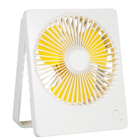 Alogy Fan Noiseless Mini Foldable Desk Fan Adjustable White at Wasserman.eu