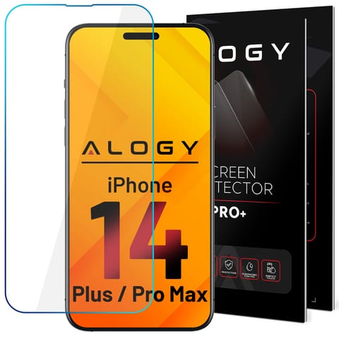 ⁨Szkło hartowane 9H Alogy ochrona na ekran do Apple iPhone 14 Plus / 14 Pro Max⁩ w sklepie Wasserman.eu