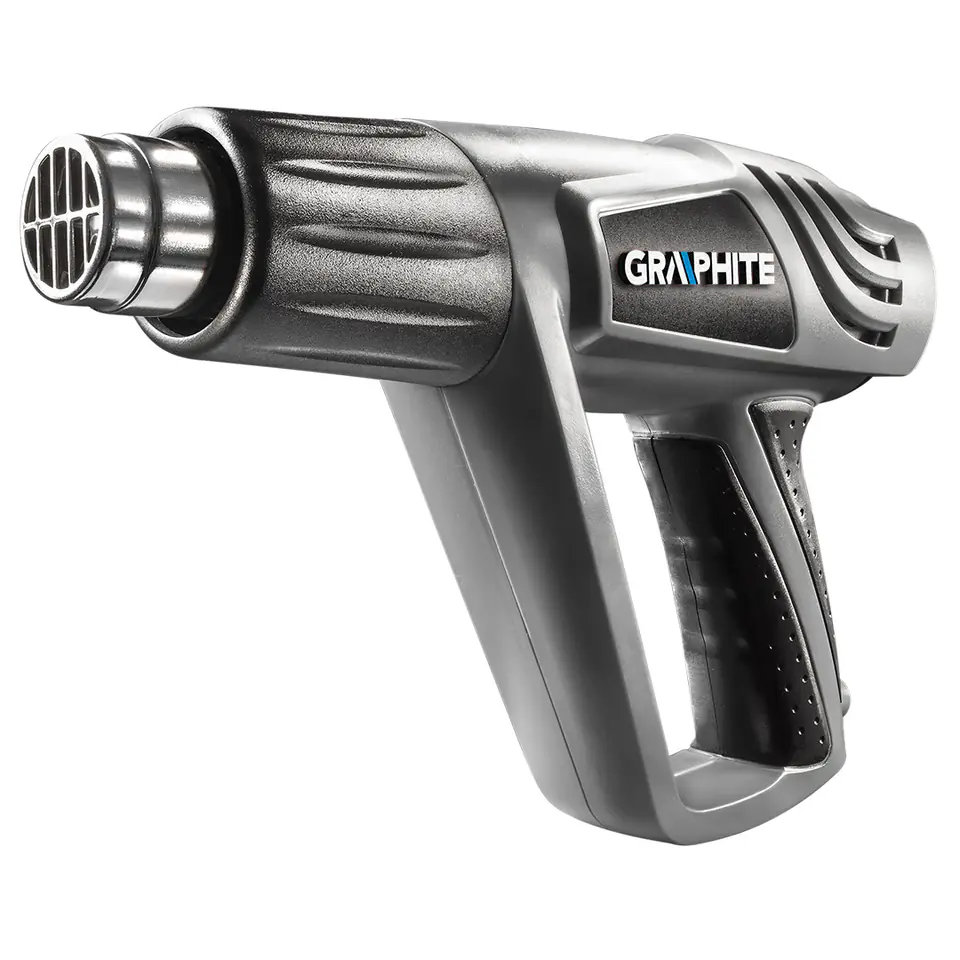 ⁨Heat gun 2000W, temperature range: I: 25? C, II: 80-600? C, III: 80-600? C, suitcase⁩ at Wasserman.eu