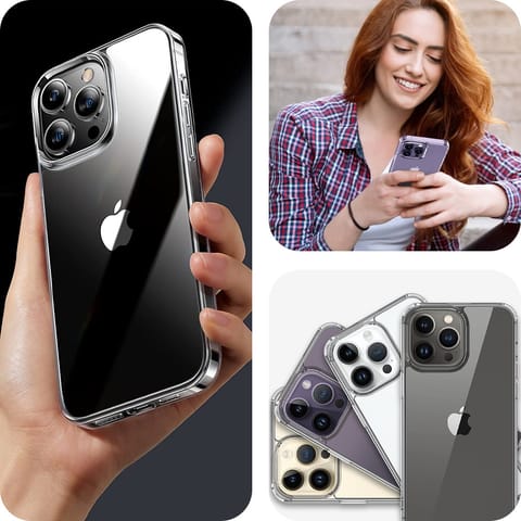 ⁨Alogy Hybrid Case for Apple iPhone 14 Pro Transparent⁩ at Wasserman.eu