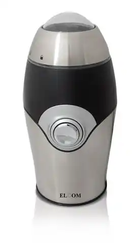 ⁨Młynek elektryczny do kawy ELDOM MK100S (150W; nożowy; kolor srebrny)⁩ w sklepie Wasserman.eu