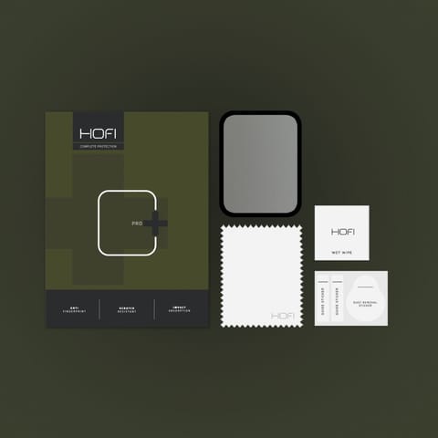 ⁨Szkło hybrydowe Hofi Hybrid Pro+ do Xiaomi Amazfit BIP 3 / 3 Pro Black⁩ w sklepie Wasserman.eu