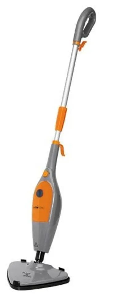 ⁨Clatronic DR 3539 Portable steam cleaner 0.3 L 1500 W Grey, Orange⁩ at Wasserman.eu